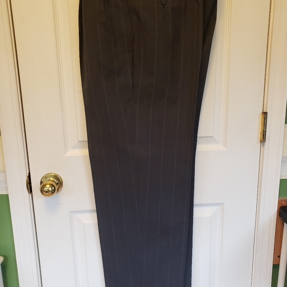 Dress pants men's size 35x31 hand tailored - Picture 1 of 5